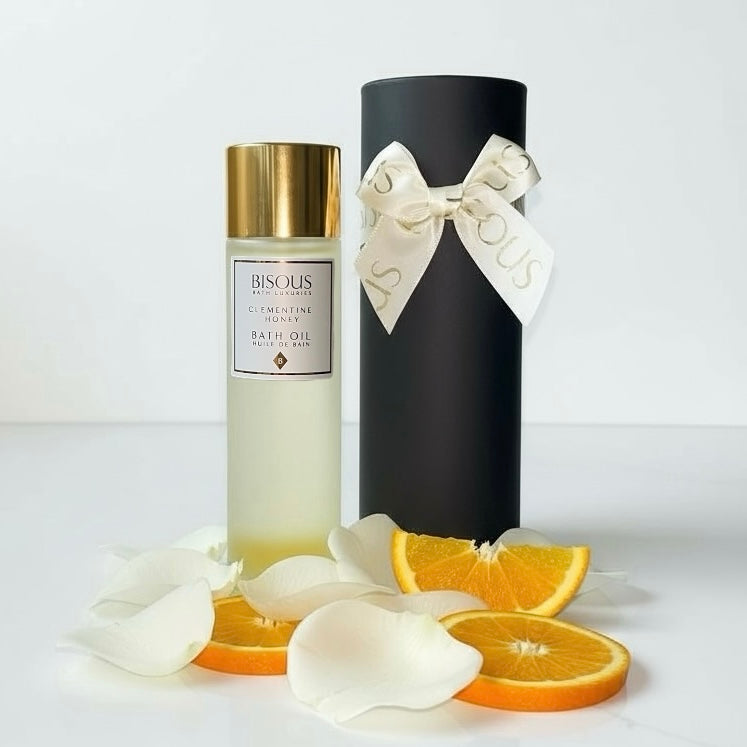 Clementine Honey Bath Bomb & Bath Oil Bundle