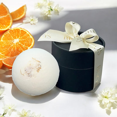 Clementine Honey Bath Bomb & Bath Oil Bundle