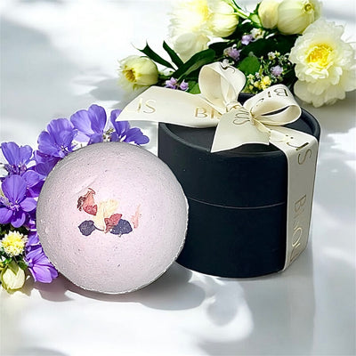 Violet Mimosa Bath Bomb & Bath Oil Bundle