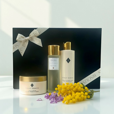 Violet Mimosa Bath & Body Gift Set